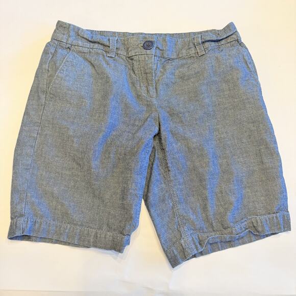 LOFT Pants - Ann Taylor LOFT Women’s Short Mid Rise Heather Blue Shorts Size 0